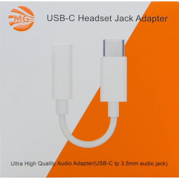 Lightning naar 3.5mm Jack Audio Adapter – Headset Adapter – Wit-Ilumina Benelux