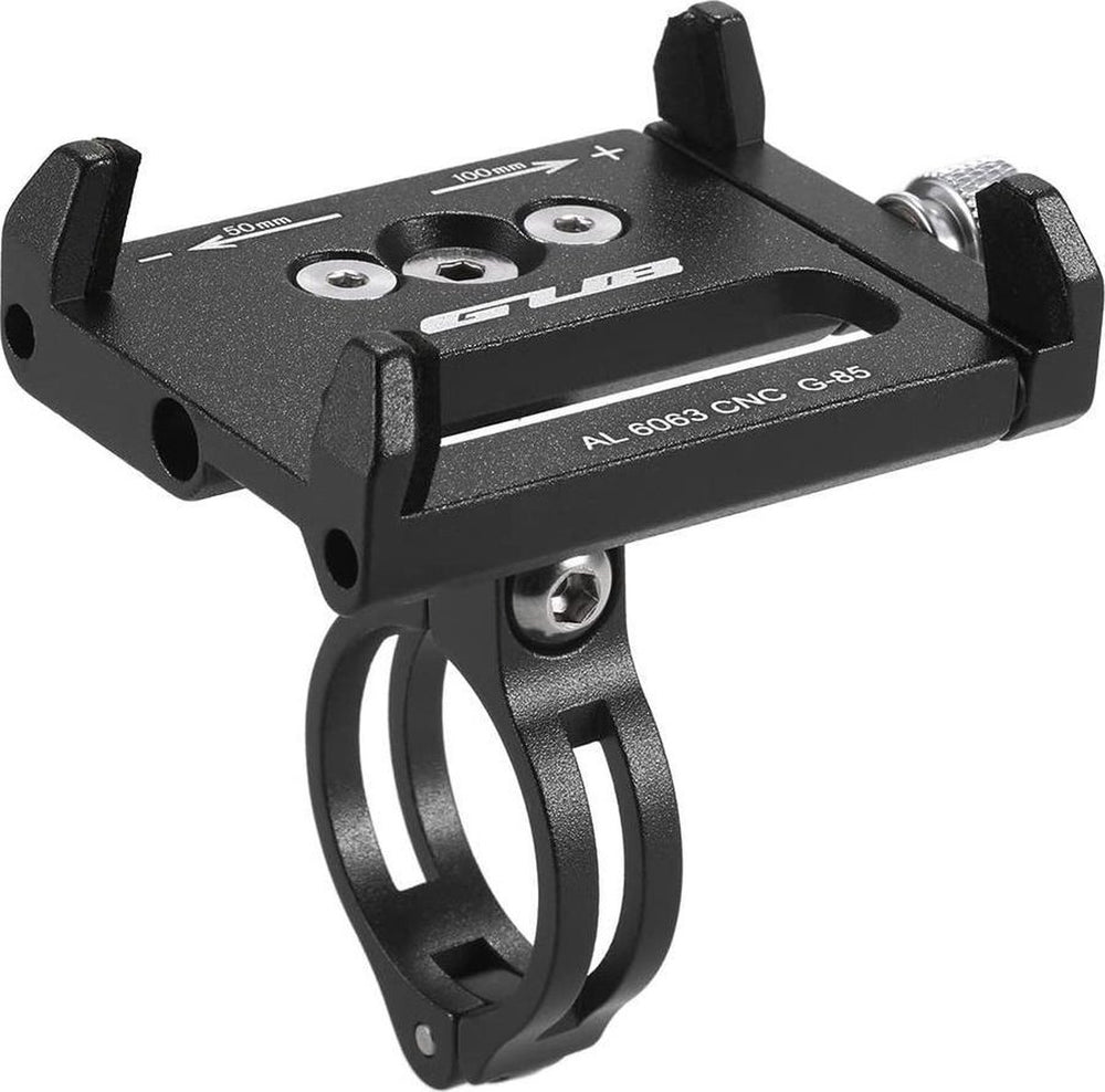 Telefoonhouder fiets – GSM-houder – Geschikt voor e-bike, mountainbike, e-step/scooter – Stevig – Zwart-Ilumina Benelux