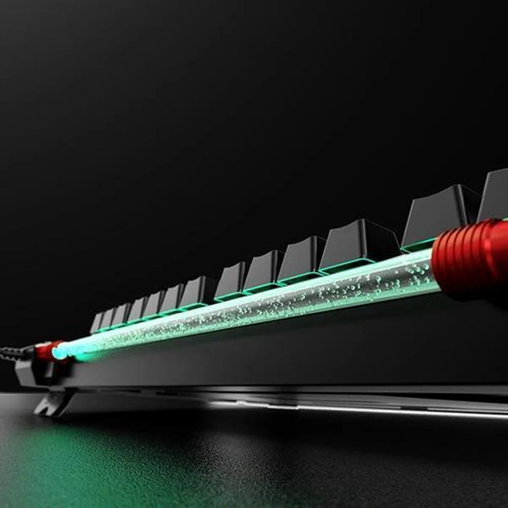 Gaming Toetsenbord – Mechanisch Gaming Keyboard met RGB LED Verlichting – Anti-Ghosting – USB Bedraad – Inclusief Polssteun