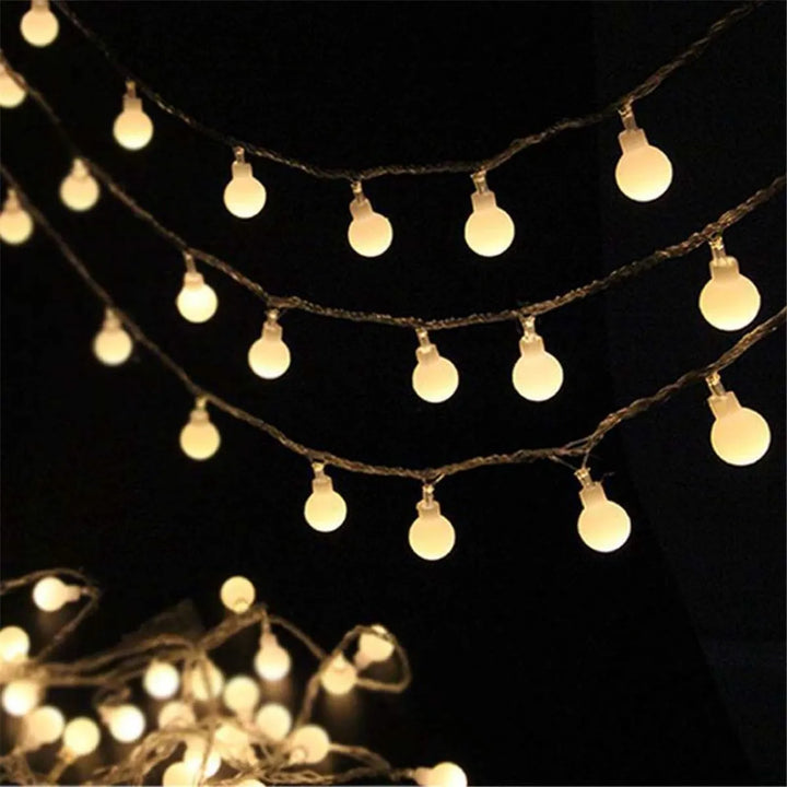 LED Lichtsnoer 10 Meter – 80 LED Lampjes – Warm Wit – Batterijverlichting – Binnen & Buiten – Feestverlichting en Kerstverlichting-Ilumina Benelux