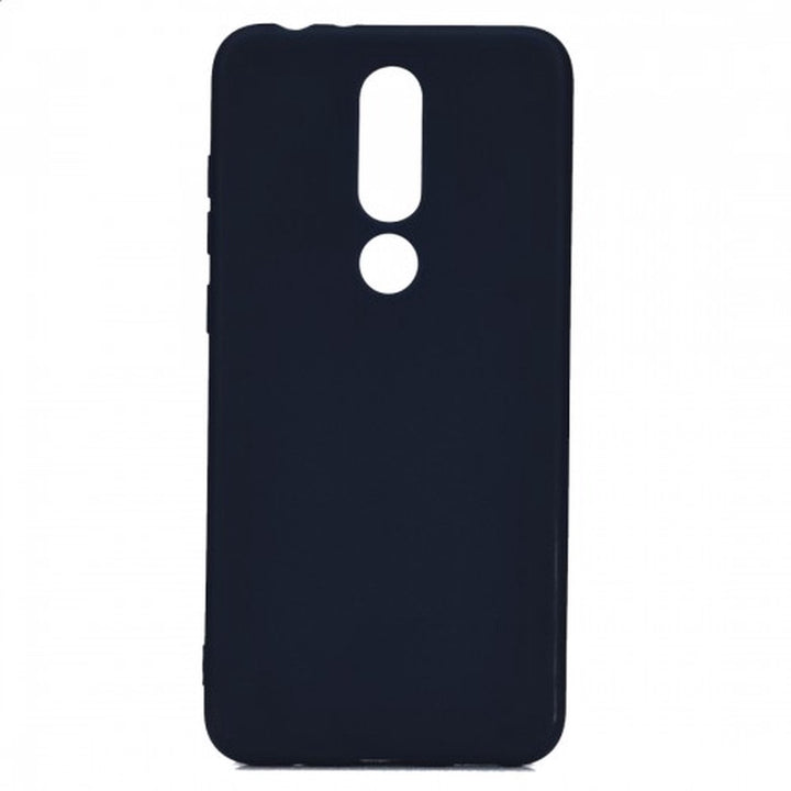 Nokia 6.1 Plus Hoesjes – Siliconen Backcover – Inclusief 3x Screenprotector Gehard Glas – Anti-kras – Zwart-Ilumina Benelux