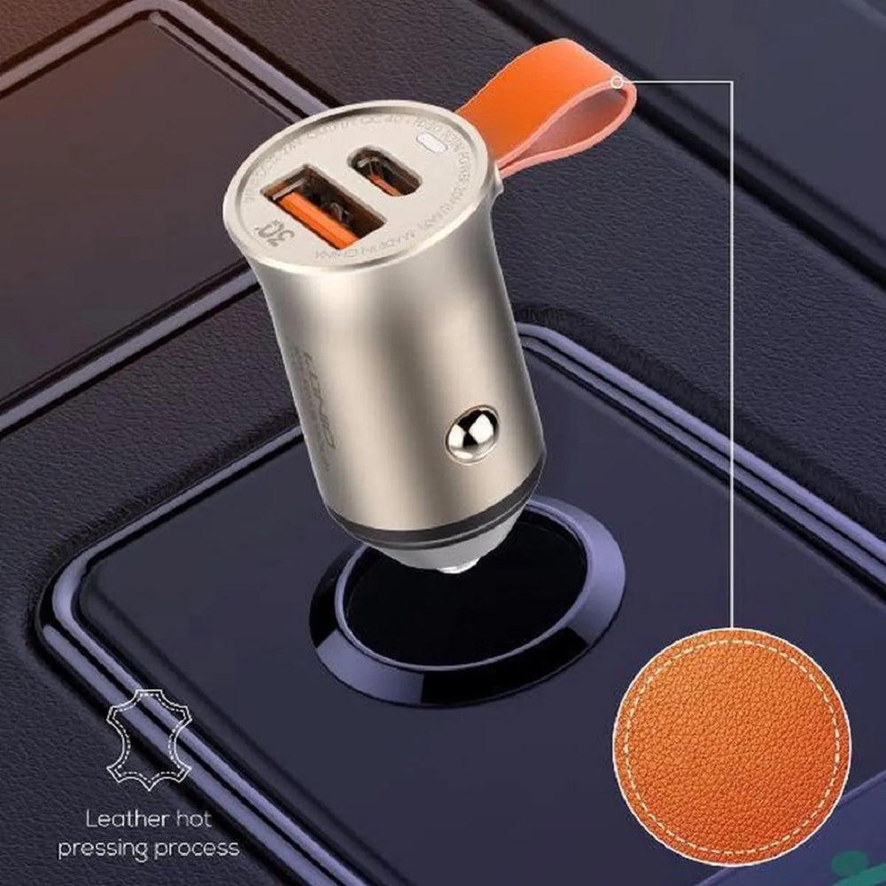 LDNIO C509Q 30W QC4.0 USB-C PD Autolader met Lightning Kabel-Ilumina Benelux