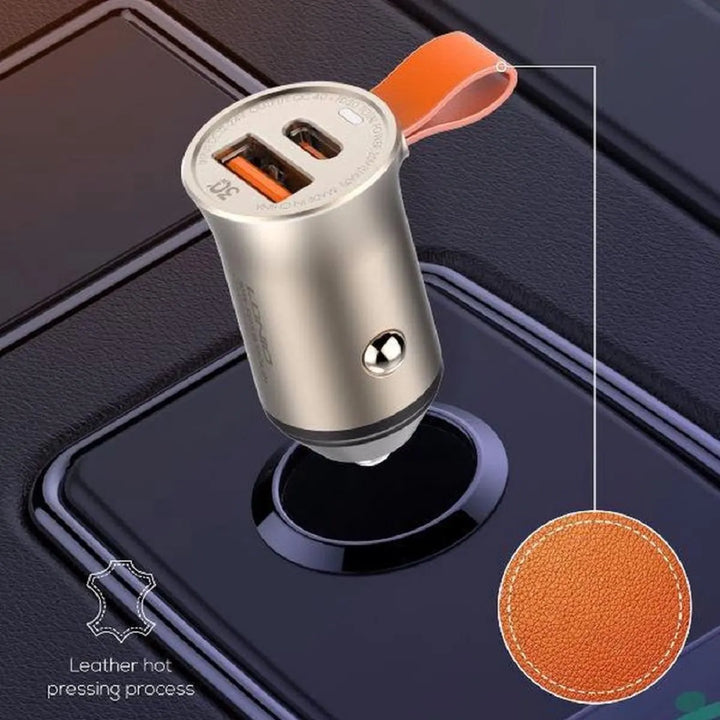 LDNIO C509Q 30W QC4.0 USB-C PD Autolader met USB-C Kabel