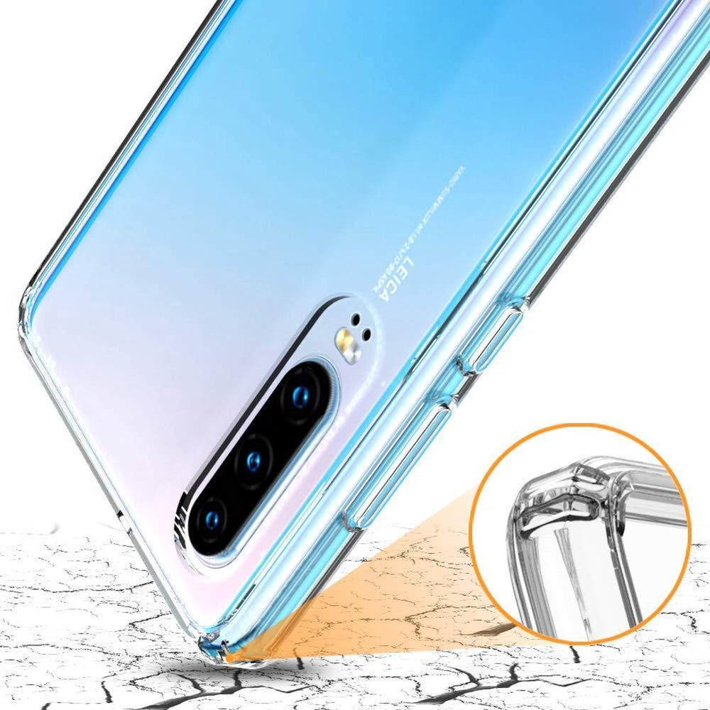 Huawei P30 Hoesjes – Transparante Backcover – Schokbestendig – Shock Proof-Ilumina Benelux