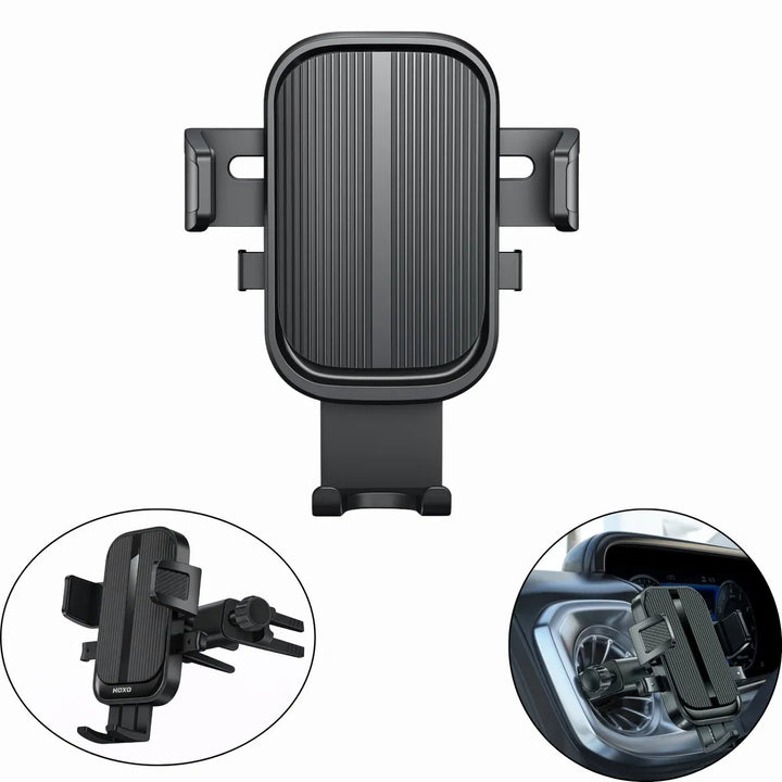 Telefoonhouder voor Ronde Ventilatieroosters - 360° Draaibaar - Universele GSM Houder Auto-Ilumina Benelux