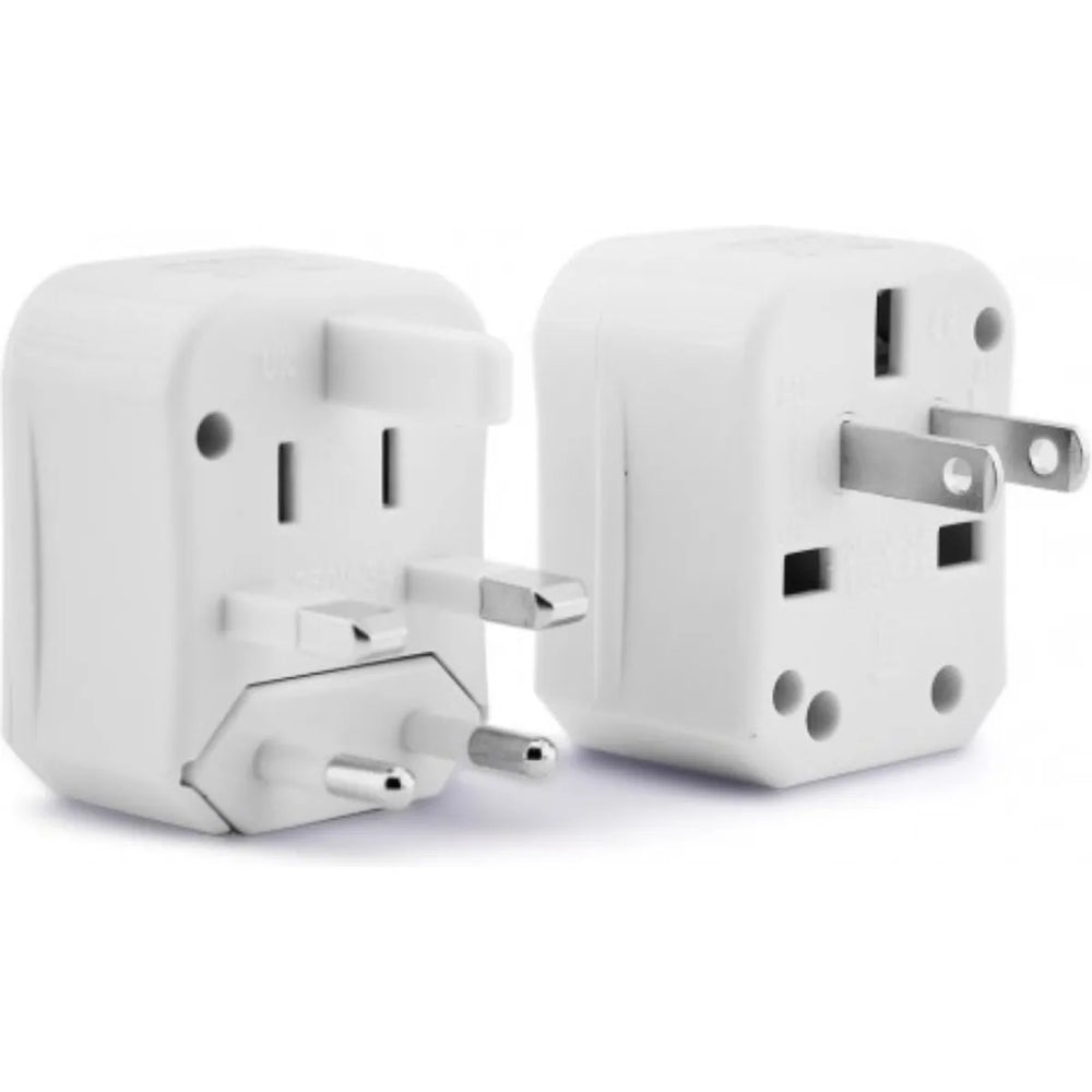 Magic Cube Universele Reisadapter – 6A – Wereldstekker – Wit-Ilumina Benelux