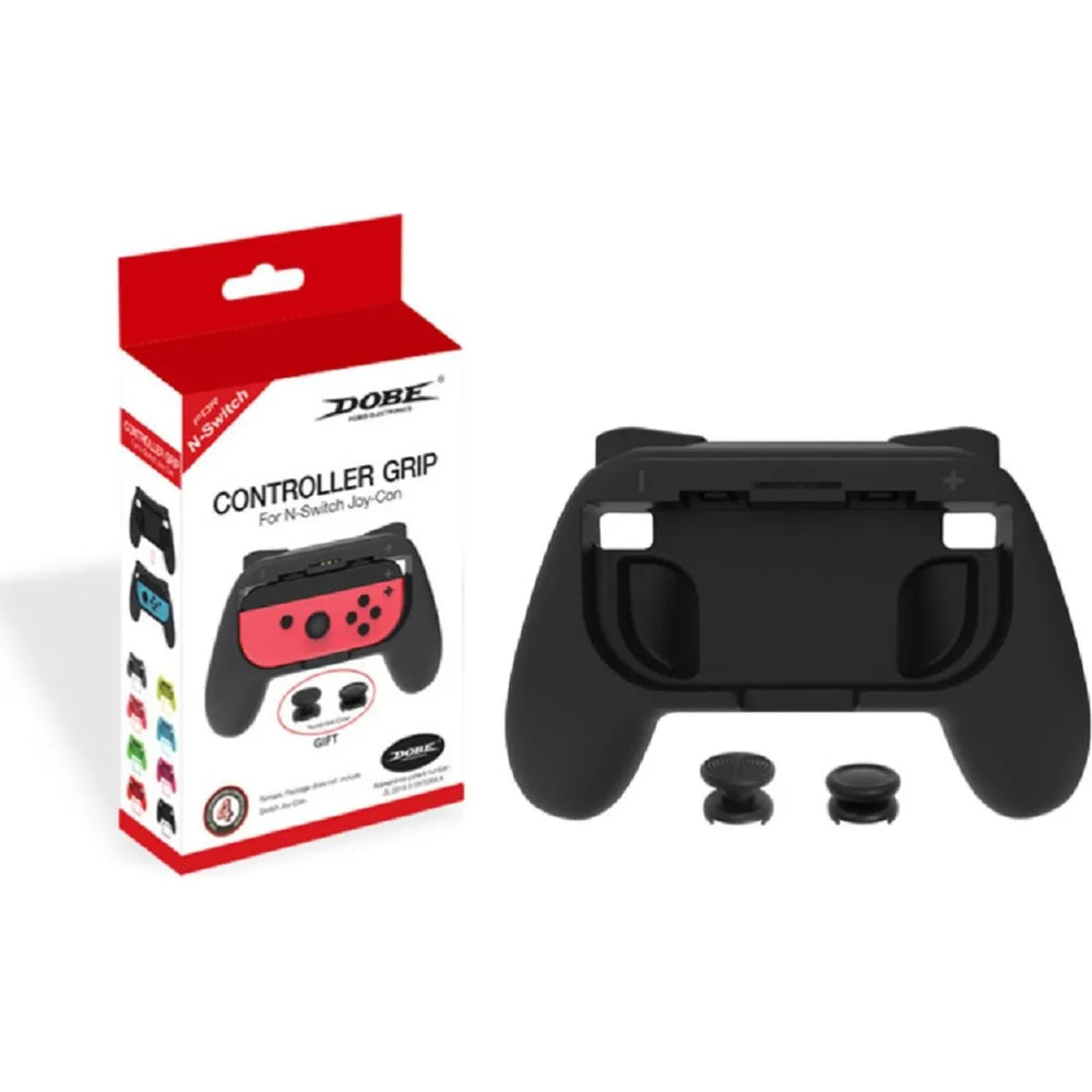 Controller Grip Set Nintendo Switch - Antislip Handgrepen - 2 Stuks - Dobe - Blauw-Ilumina Benelux