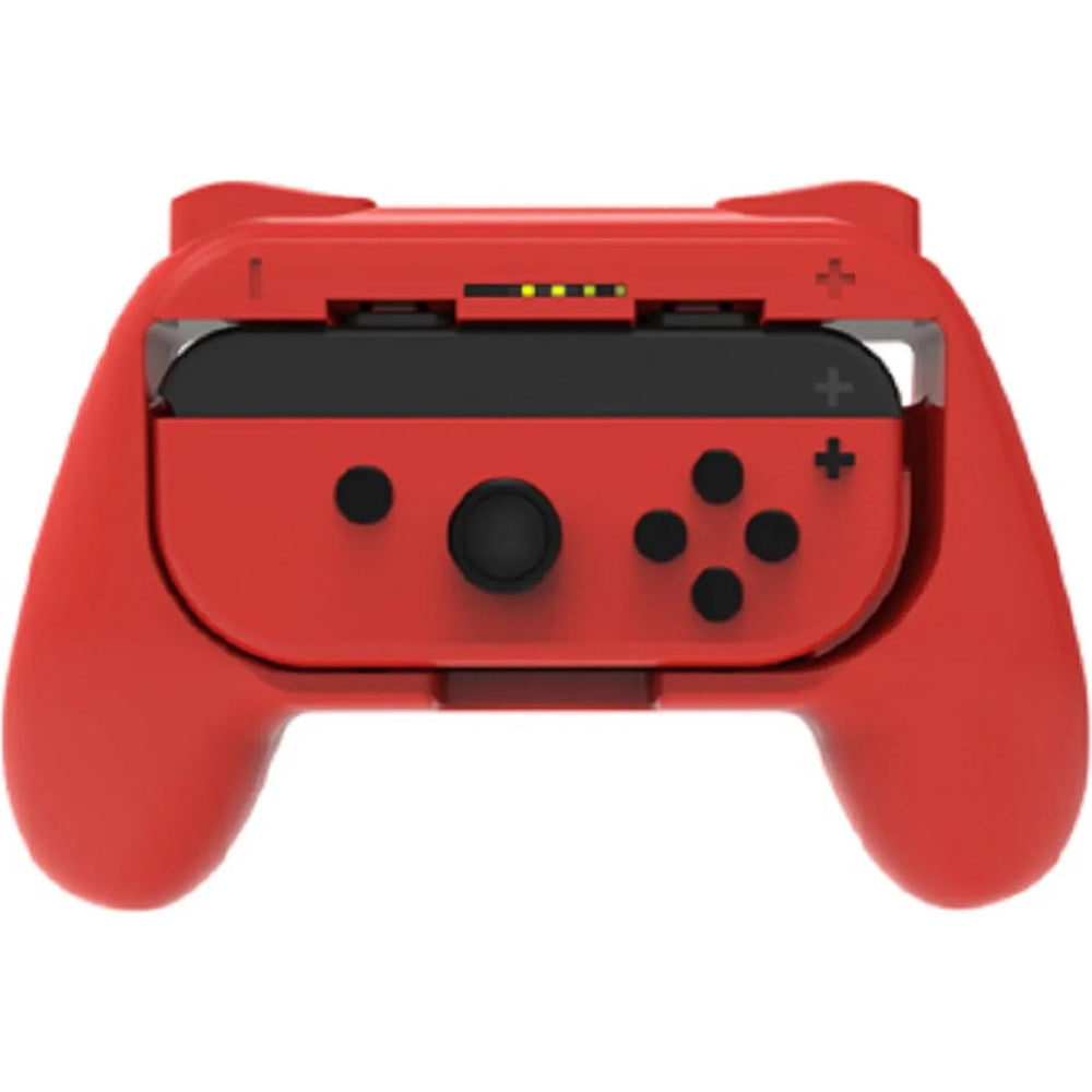 Controller Grip Set Nintendo Switch - Antislip Handgrepen - 2 Stuks - Dobe - Rood-Ilumina Benelux