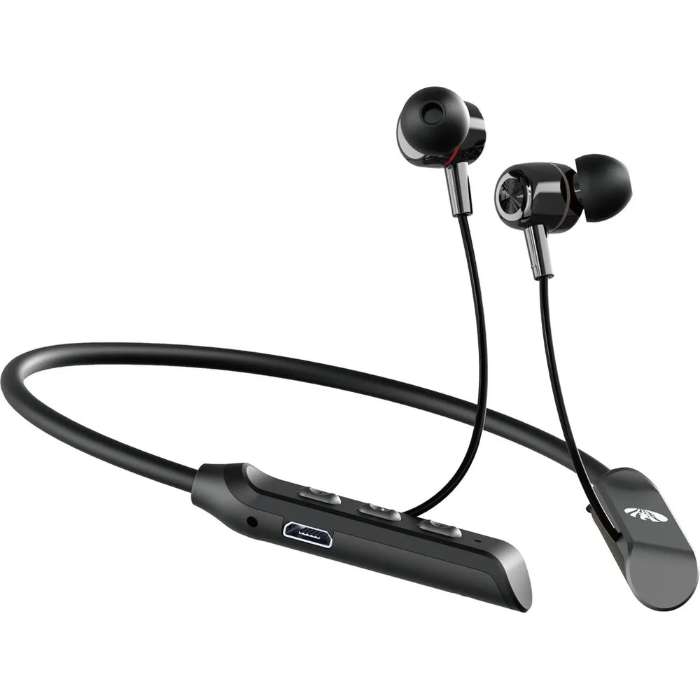 Sportoortjes met Nekband – Draadloze Bluetooth Oordopjes – Magnetische Earbuds – Zwart-Ilumina Benelux