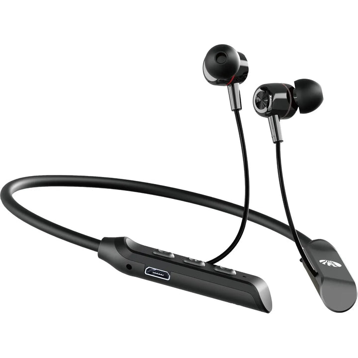 Sportoortjes met Nekband – Draadloze Bluetooth Oordopjes – Magnetische Earbuds – Zwart-Ilumina Benelux
