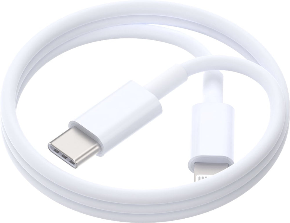 USB-C Oplaadkabel – Geschikt voor iPhone 5 t/m 14 – Lightning kabel – Snelladen – 2 Meter – Wit-USB-Kabels-Ilumina Benelux