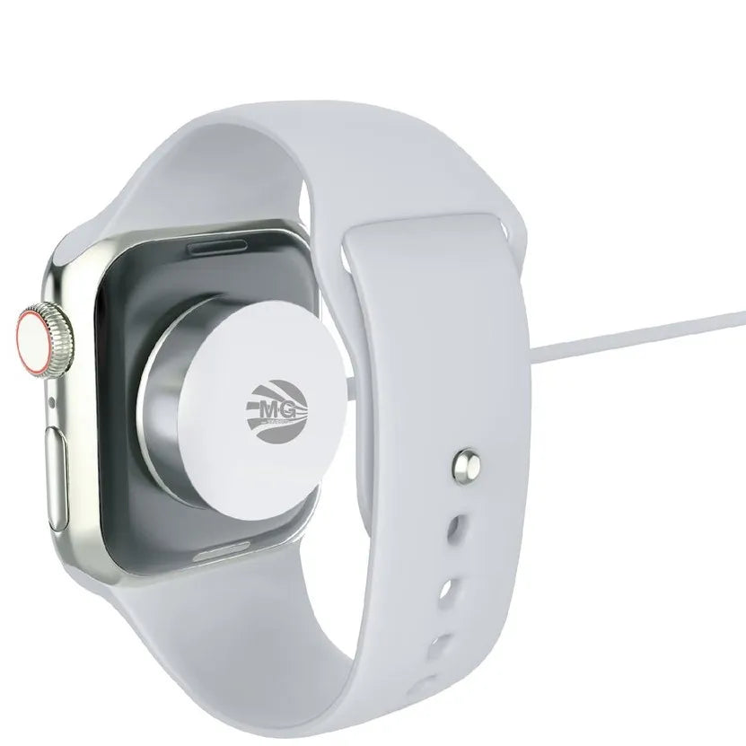 Magnetische Oplader voor Apple Watch – 5W – USB-C – 1 Meter – Wit-Ilumina Benelux