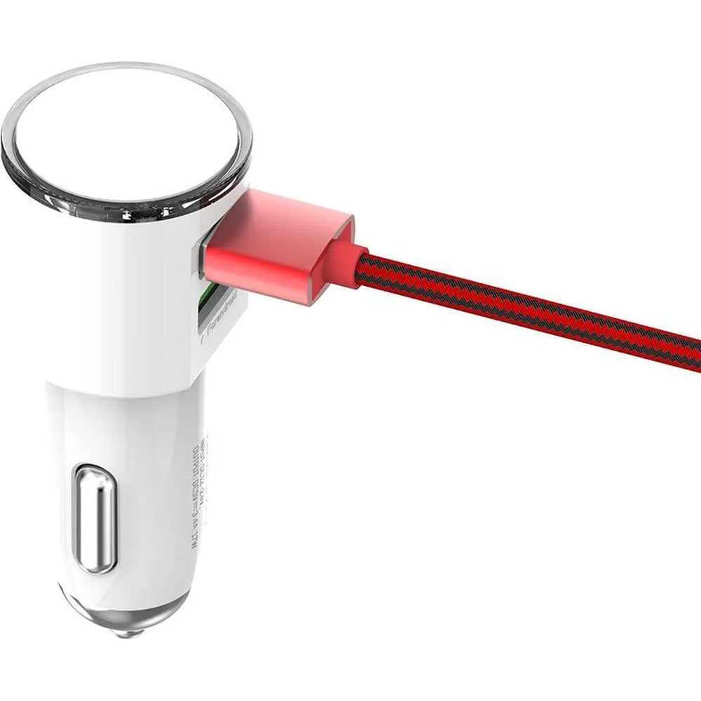 LDNIO DL-C29 Dual USB Autolader 3.4A met Lightning Kabel-Ilumina Benelux