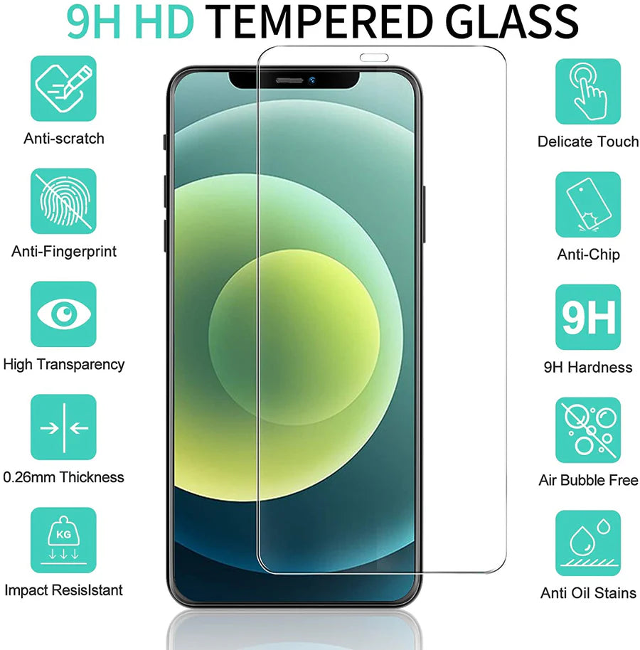 iPhone 12 Pro Screenprotector Gehard 9H – Anti-kras – 1-Pack-Ilumina Benelux
