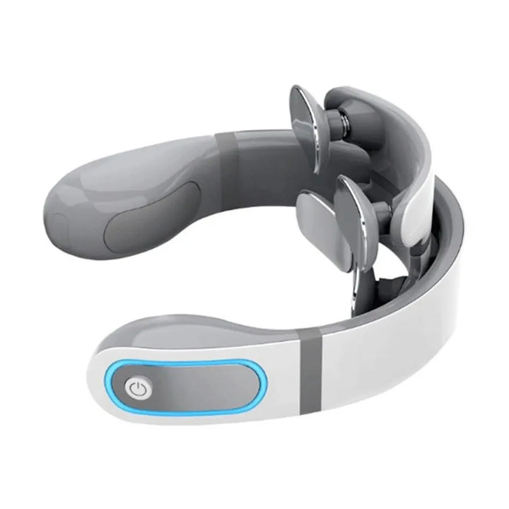 Slimme Nekmassageapparaat – 4 Massagekoppen – Elektrische Pulsmassage – Warmtefunctie – USB Oplaadbaar-Ilumina Benelux