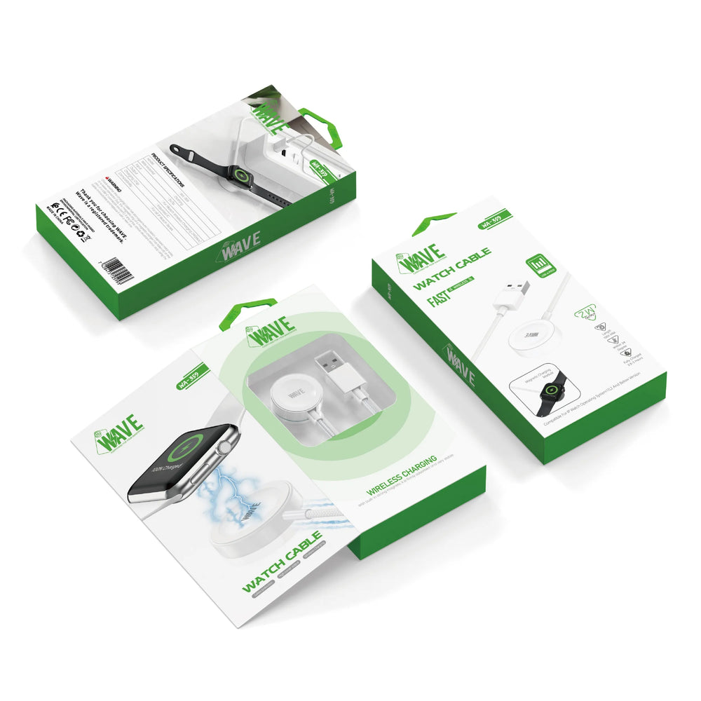 Magnetische Apple Watch Oplader USB-A – Geschikt voor Apple Watch Ultra 2, Ultra, Series 10, 9, 8, 7, 6, 5, 4 & SE – Draadloze Oplaadkabel 1 Meter – Wit