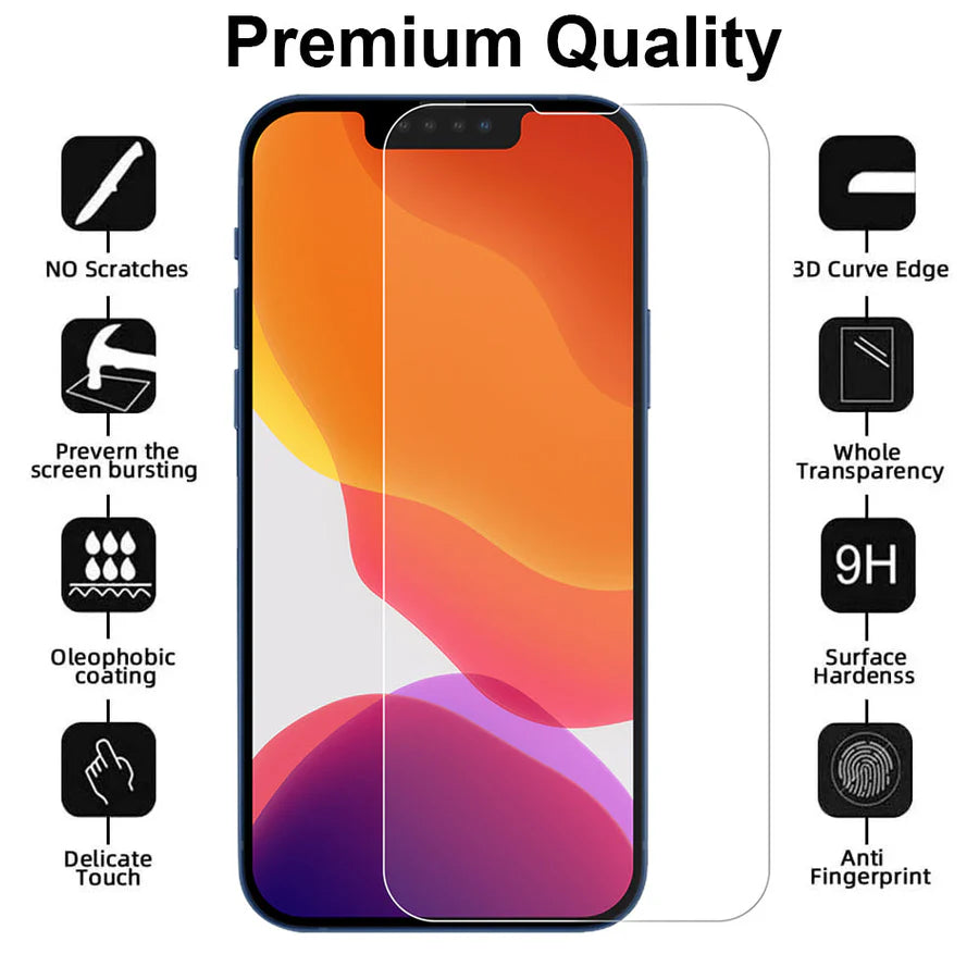 iPhone 13 Pro Max Screenprotector Gehard 9H – Anti-kras – Tempered Glas – 1-Pack-Ilumina Benelux
