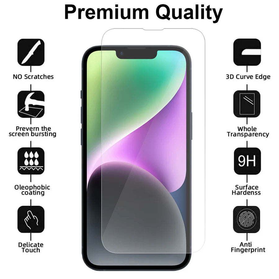iPhone 14 – 9H Gehard Glas – Anti-kras – 1-Pack-Ilumina Benelux