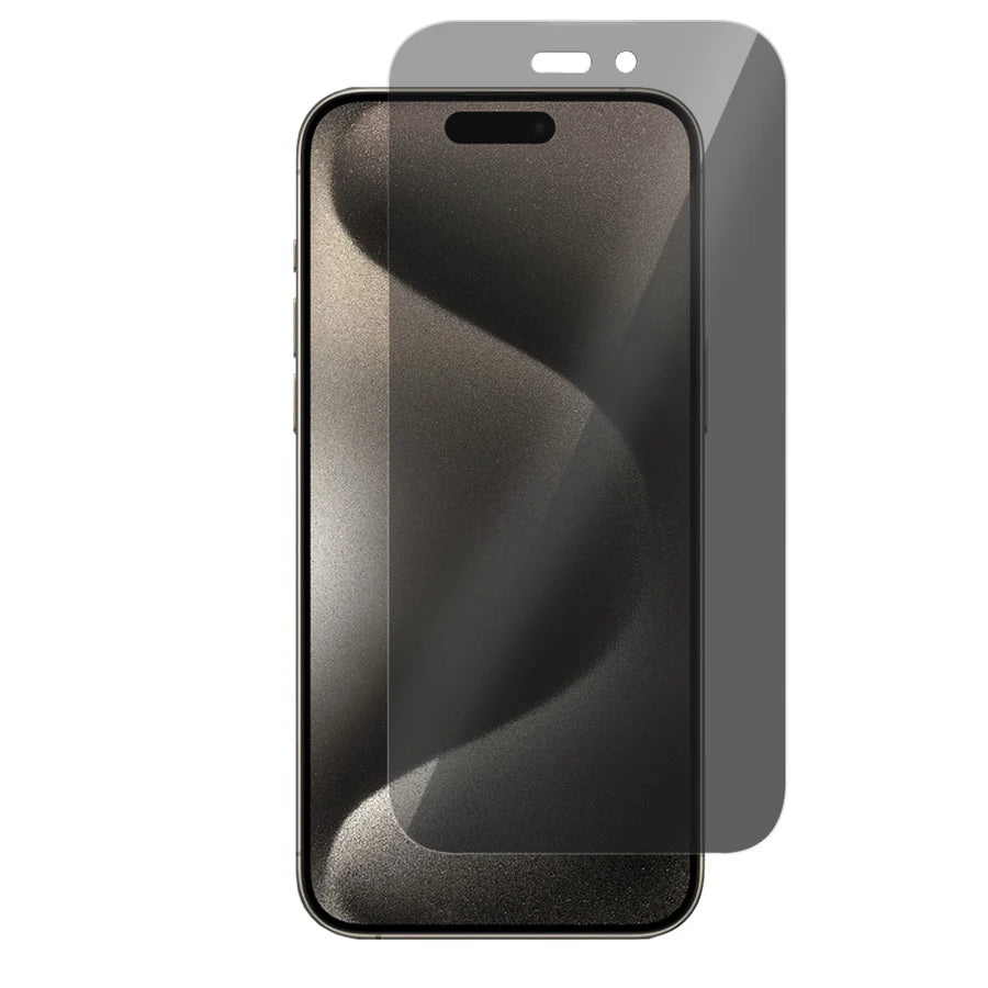iPhone 15 Pro Max – Privacy Screenprotector – 9H Gehard Glas – 1-Pack-Ilumina Benelux
