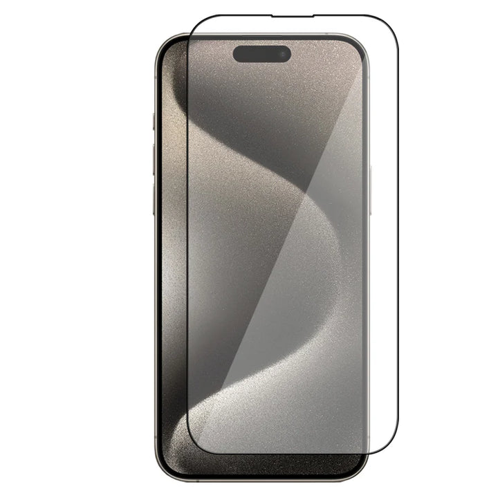 iPhone 15 Pro Screenprotector Full Cover – 9H Gehard Glas – 1-Pack-Ilumina Benelux