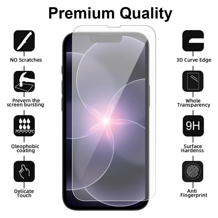 iPhone 16E / 17E – 9H Gehard Glas – Anti-kras – 1-Pack-Ilumina Benelux