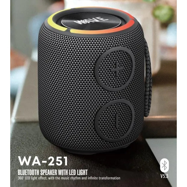 Bluetooth Speaker 16W – Draadloze Luidspreker met RGB LED Verlichting, IPX7 Waterdicht, Handsfree Bellen, 2500mAh Batterij & Bluetooth 5.0
