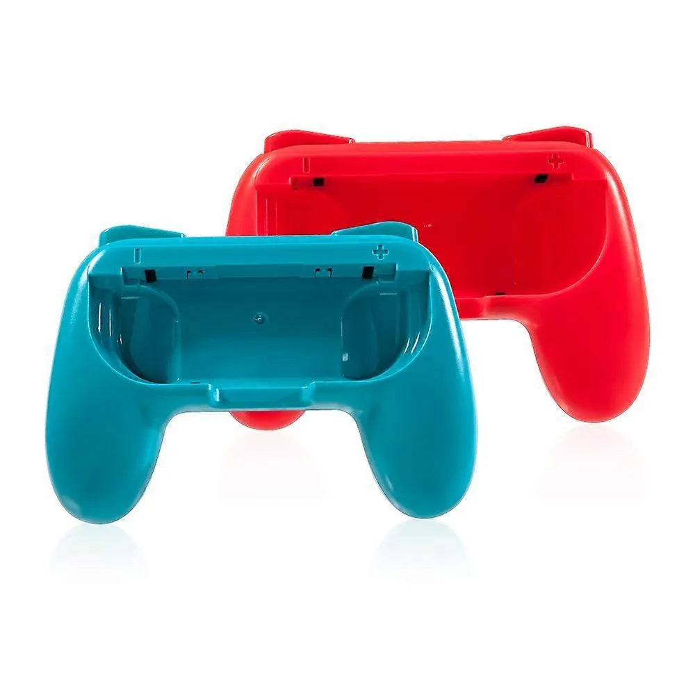 Controller Grip Set Geschikt voor Nintendo Switch Joy-Con – 2 Stuks – Rood & Blauw – Ergonomische Handgrepen – TNS-851B-Ilumina Benelux