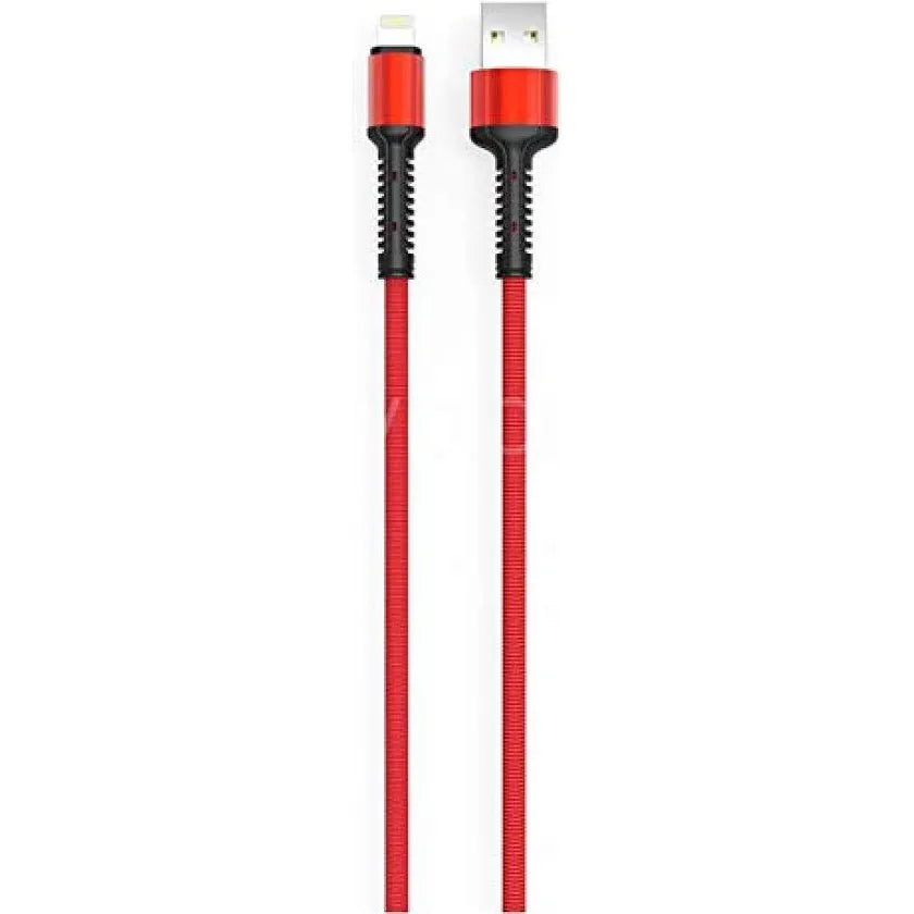 LDNIO LS64 USB-A naar Lightning Kabel – 2 Meter – Fast Charging Nylon Kabel – Zwart-Ilumina Benelux