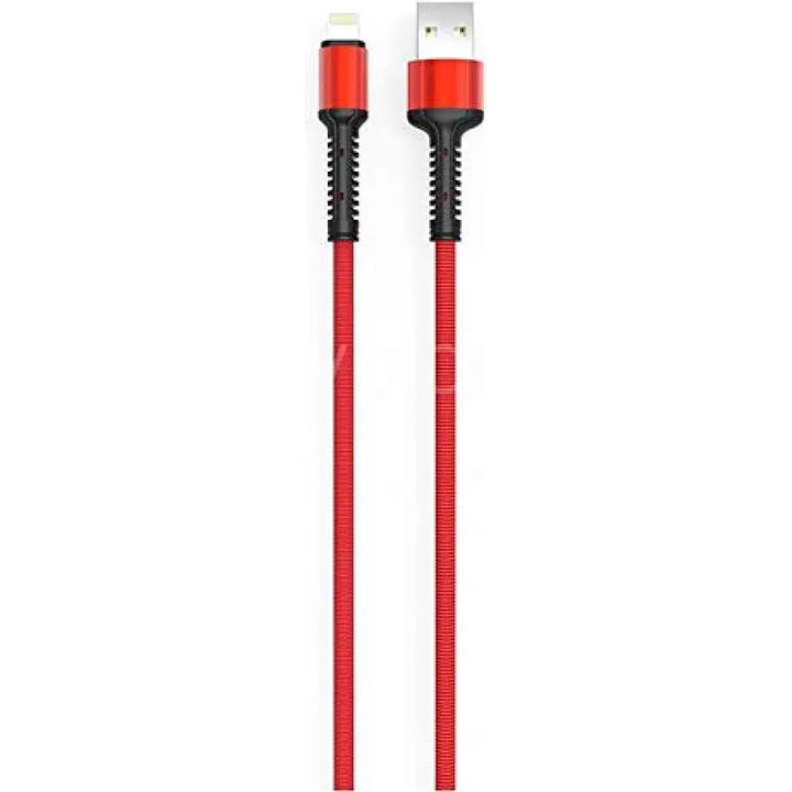 LDNIO LS64 USB-A naar Lightning Kabel – 2 Meter – Fast Charging Nylon Kabel – Zwart-Ilumina Benelux