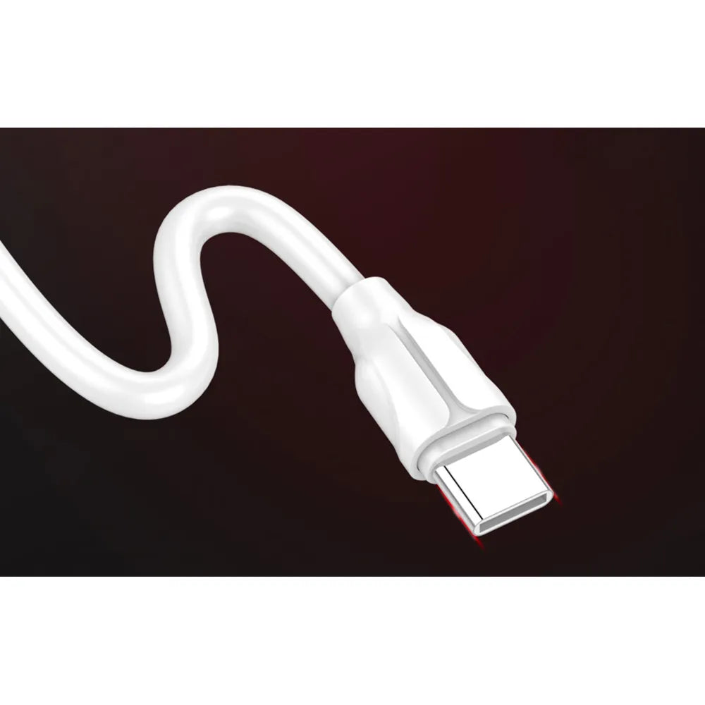 LDNIO LS361 USB-A naar USB-C Kabel – 1 Meter – 2.4A Fast Charging Kabel – Wit-Ilumina Benelux