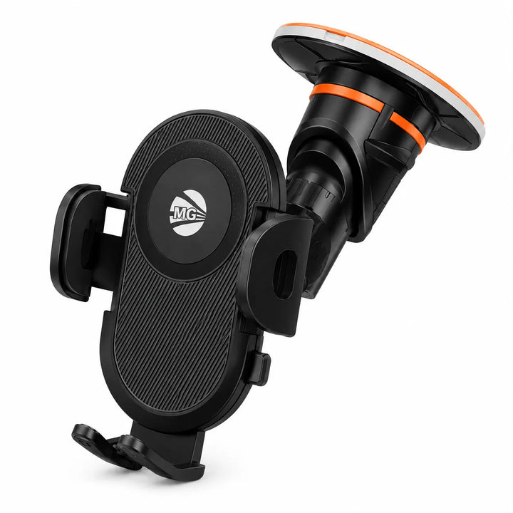 Auto Telefoonhouder met Zuignap – Dashboard & Voorruit – 360° Draaibaar – Zwart-Ilumina Benelux