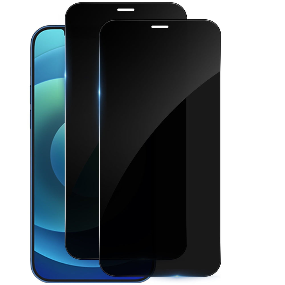iPhone 12/12 Pro – Privacy Screenprotector – 9H Gehard Glas – 2-Pack-Ilumina Benelux