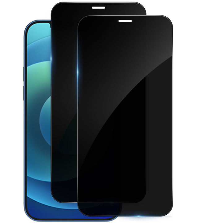 iPhone 12/12 Pro – Privacy Screenprotector – 9H Gehard Glas – 2-Pack-Ilumina Benelux