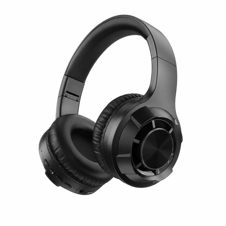 Draadloze Bluetooth Koptelefoon – Over-Ear Headset met Microfoon – Bluetooth 5.3 – 20 Uur Batterijduur – Zwart-Ilumina Benelux