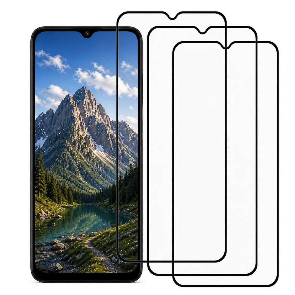 Samsung Galaxy A24 4G/5G Screenprotector Glas 9H Full Cover – 3-Pack-Ilumina Benelux