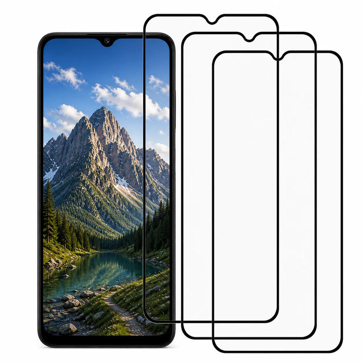 Samsung Galaxy A24 4G/5G Screenprotector Glas 9H Full Cover – 3-Pack-Ilumina Benelux