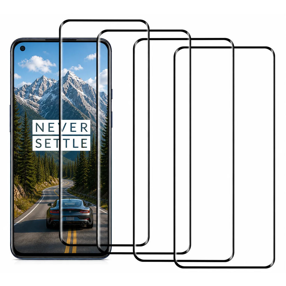 OnePlus Nord 2 5G/CE 5G/2T Screenprotector Full Cover Glas - 4x-Ilumina Benelux