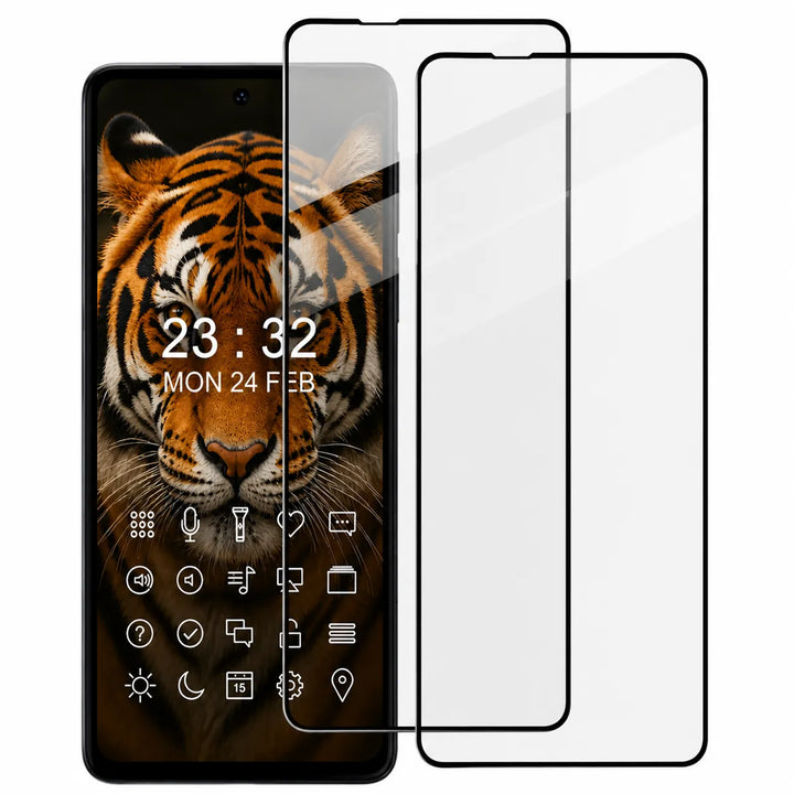 Motorola Moto G51 5G Screenprotector Full Cover Glas 9H – 2-Pack-Ilumina Benelux