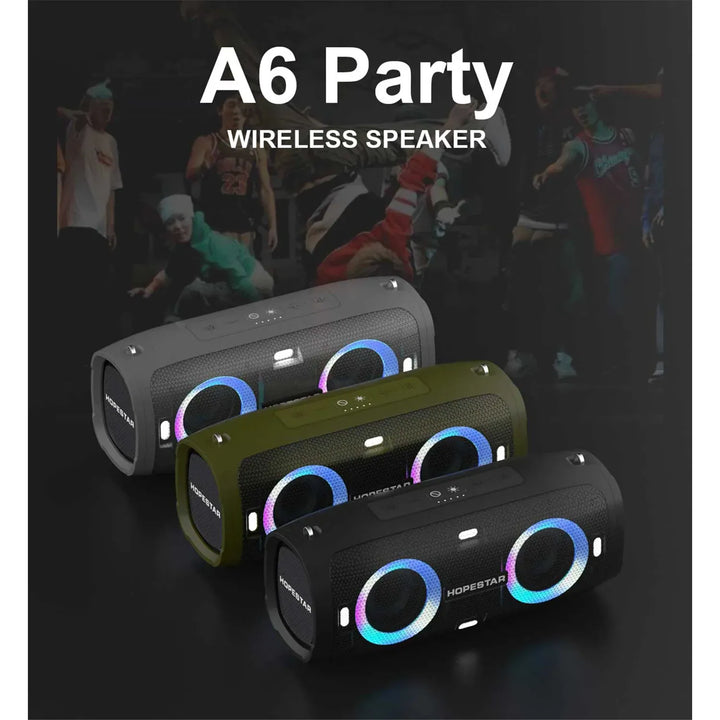 Hopestar A6 Party Bluetooth Speaker met LED Verlichting – Draadloze Party Speaker – Zwart-Ilumina Benelux