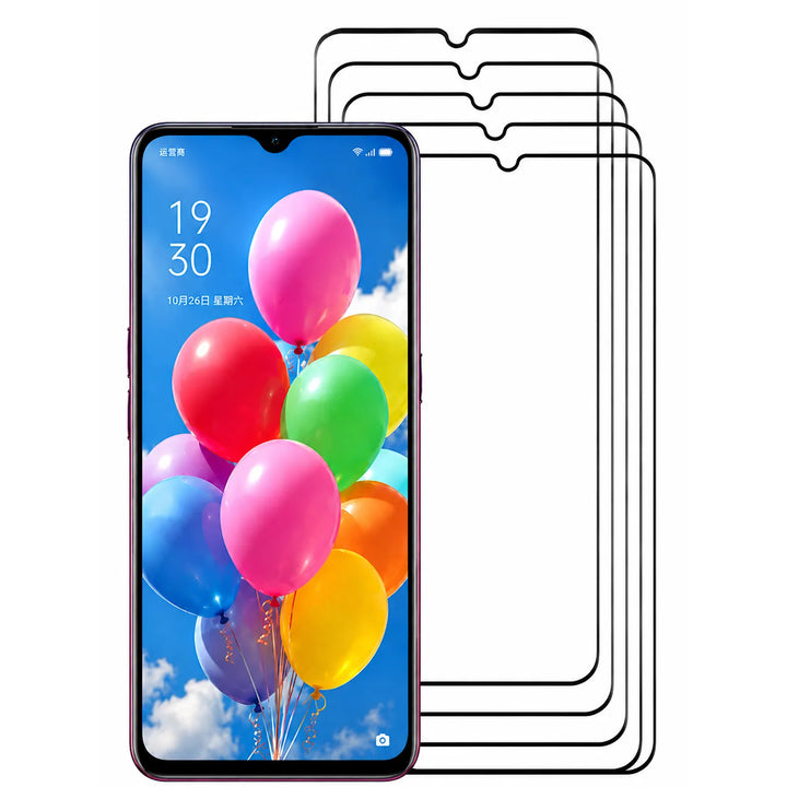 Oppo A5 2020/A9 2020/A15/A15s Screenprotector Full Cover Glas – 5x-Ilumina Benelux