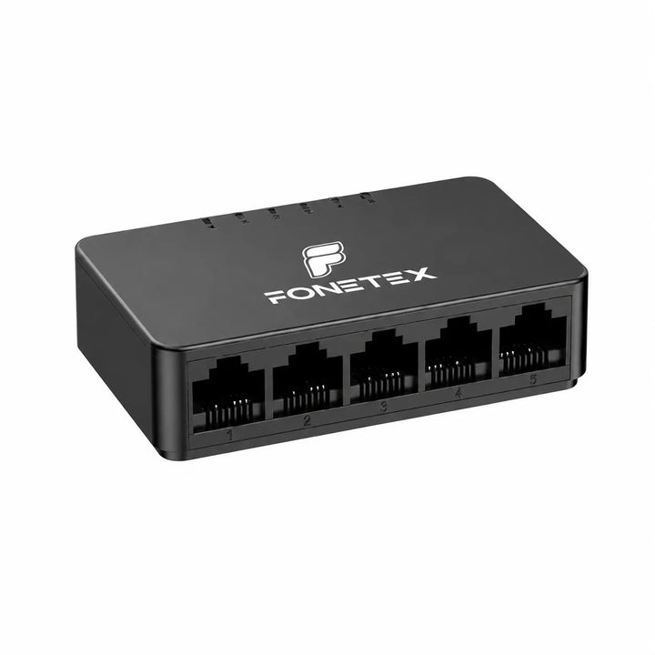 5-Poorts Netwerkswitch - Gigabit Ethernet Switch - 10/100/1000 Mbps - RJ45 LAN Switch - Plug & Play-Ilumina Benelux