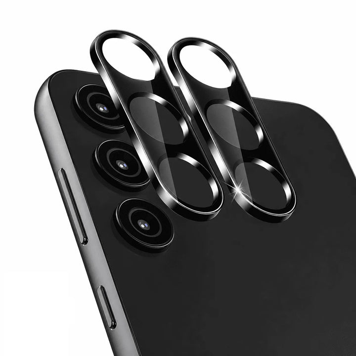Camera Lens Protector – Samsung Galaxy S25 – 9H Gehard Glas – Zwart – 2-Pack-Ilumina Benelux