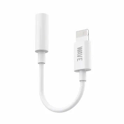 Lightning naar 3.5mm Jack Adapter – Audio Adapter voor iPhone – Ondersteunt Muziek & Microfoon – Wit-Ilumina Benelux