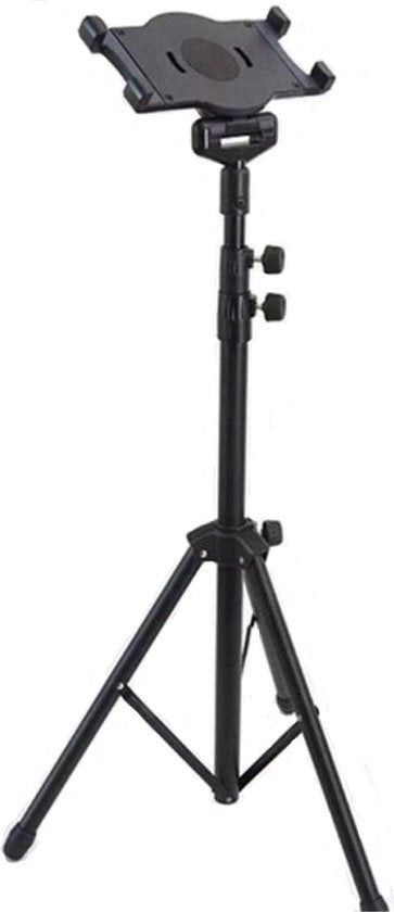 Tablethouder statief – Geschikt voor iPad & tablets 7-10 inch – Verstelbaar tripod – 360° draaibaar – Zwart-Tablethouder-Ilumina Benelux