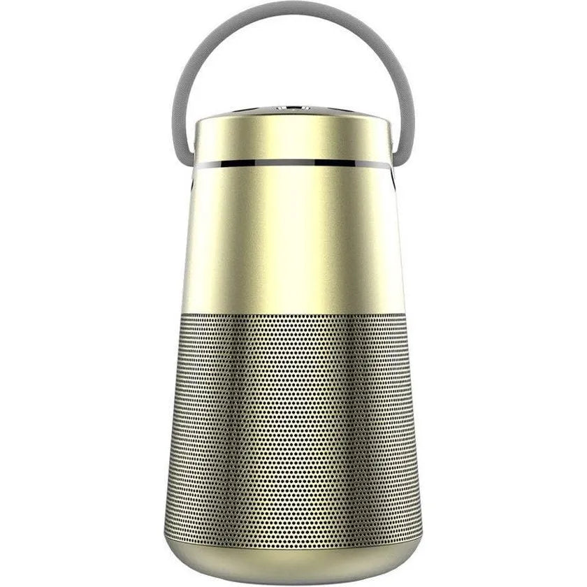 HOPESTAR H33 Premium Bluetooth Speaker – Draagbare Draadloze Speaker met FM Radio & Powerbank – Goud-Ilumina Benelux