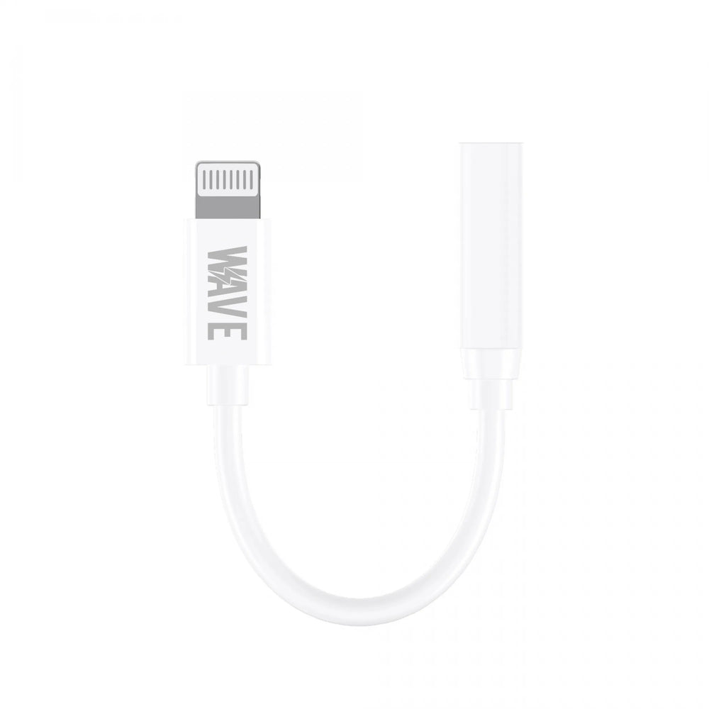Lightning naar 3.5mm AUX Adapter – Audio Adapter voor iPhone – Muziekweergave – Plug & Play – Wit