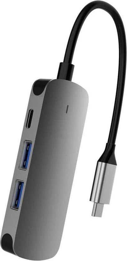 USB-C Hub – 4-in-1 Dockingstation – HDMI 4K – 100W PD – USB 3.0/2.0 – Aluminium – Geschikt voor MacBook/Windows laptops-Ilumina Benelux