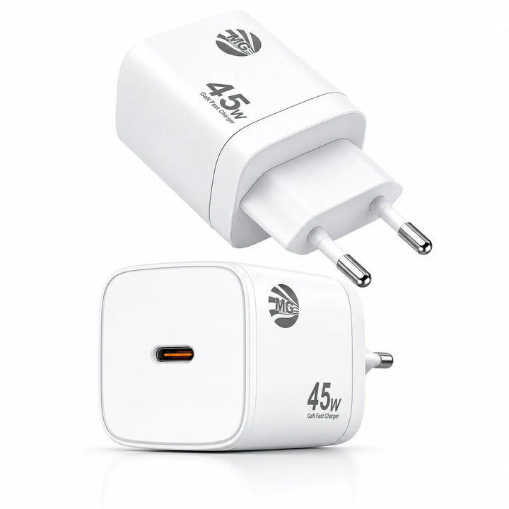 45W USB-C Super Fast Charger – Snellader – Power Delivery – Wit-Ilumina Benelux