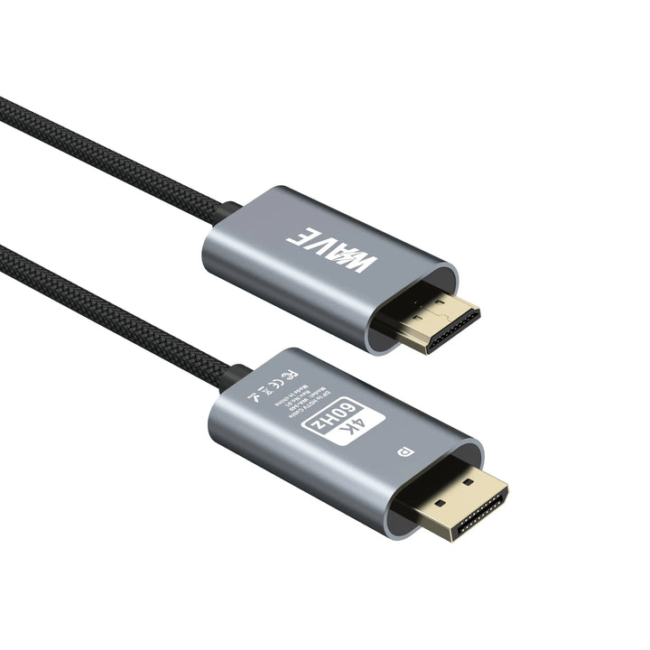 DisplayPort Kabel 8K 60Hz – DP naar DP Kabel – 4K 144Hz – Aluminium Connectoren – Gevlochten Kabel-Ilumina Benelux