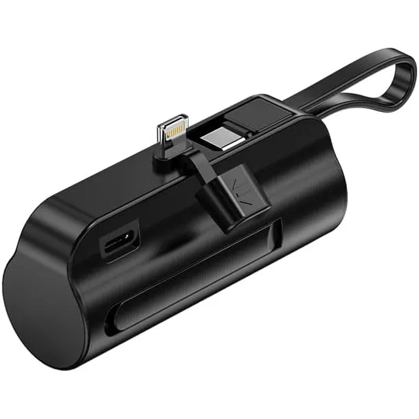Mini Powerbank 5000 mAh met USB-C – Noodoplader – Ingebouwde USB-C Connector – Compact Reisformaat-Ilumina Benelux